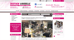 Desktop Screenshot of destockvaisselle.com