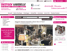 Tablet Screenshot of destockvaisselle.com